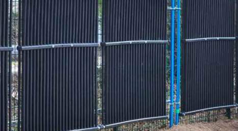 Beispiel eines sog. Energiezauns