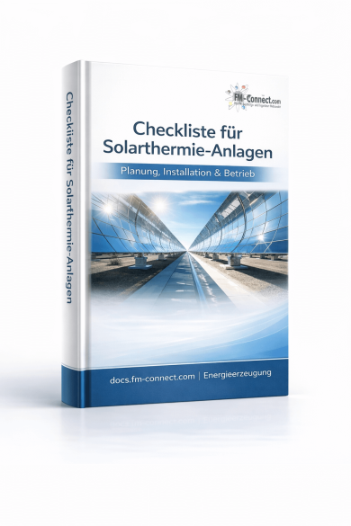 Checkliste Solarthermie Anlagen im Facility Management Cover